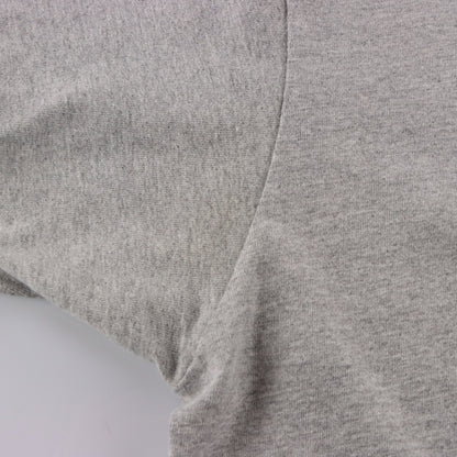 Vintage NIKE Heather Grey & Black Embroidered Logo Tee (M-L) Vintage Sole Melbourne