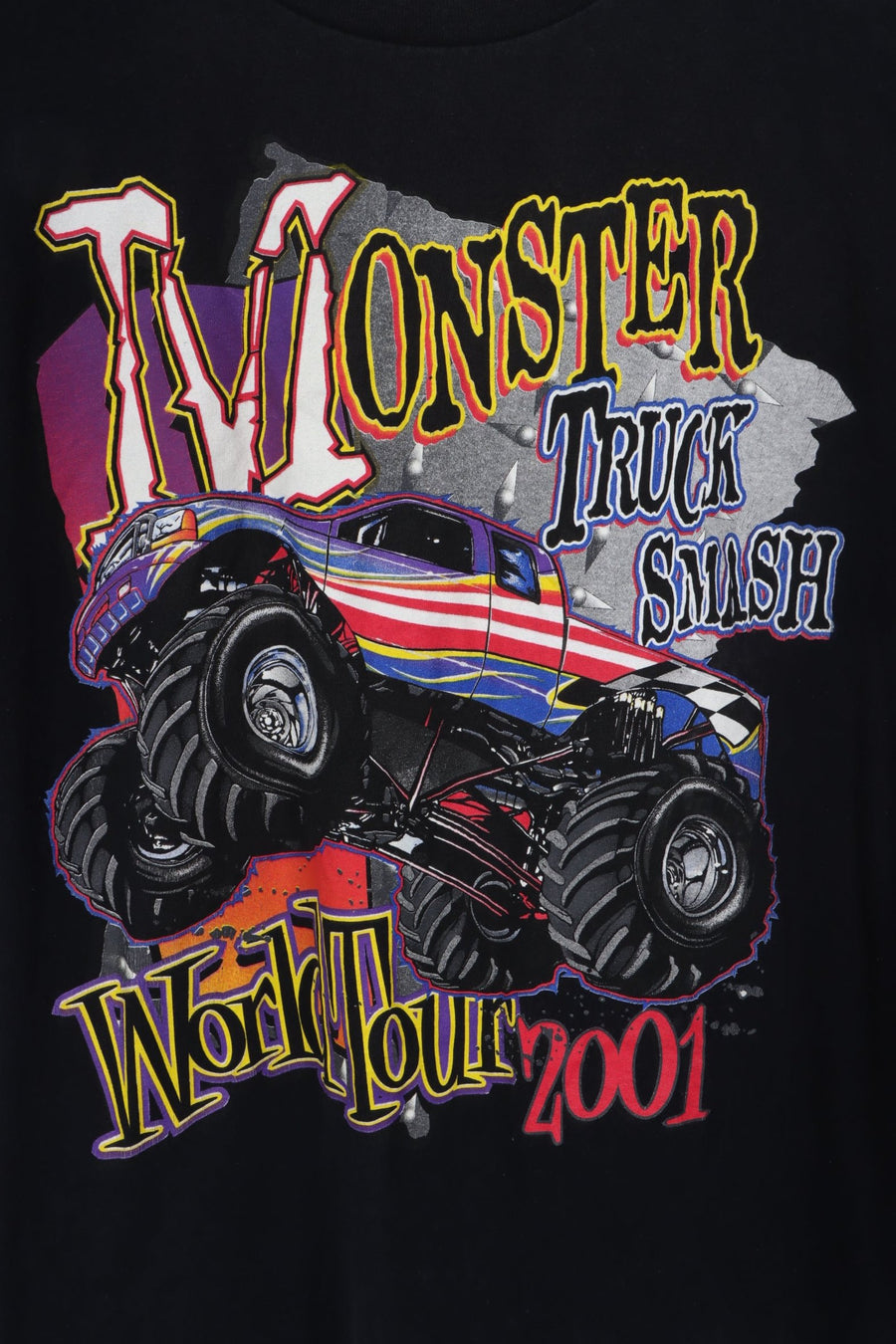 Monster Truck Smash World Tour 2001 Graphic Tee (M-L)