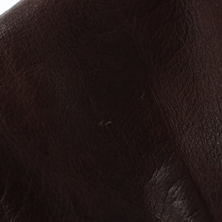 Vintage SCHOTT 70s Brown Leather Flight Jacket IS-674-MS (L)