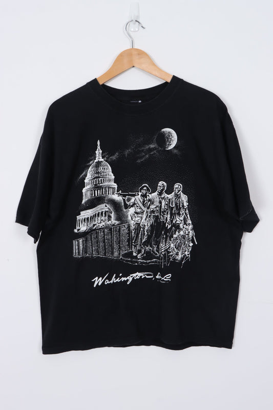 VINTAGE Washington DC Vietnam Memorial Boxy Tee (L)
