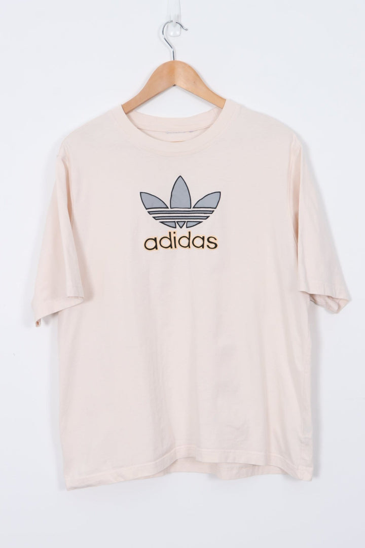 ADIDAS Originals Reflective 4D Embroidered Cush Tee (L)