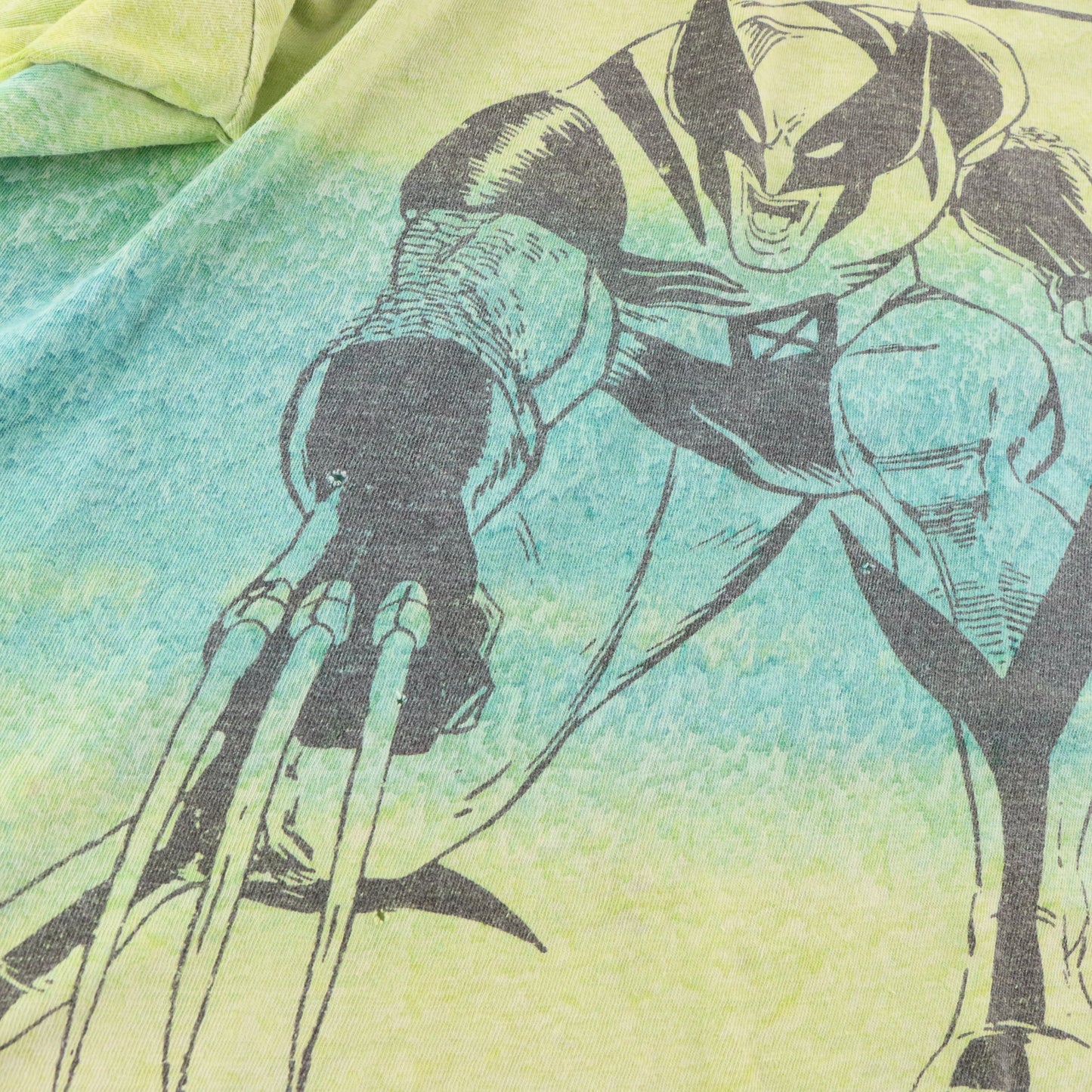Vintage 1994 MARVEL X-Men Wolverine Tie Dye Single Stitch Comic Book Tee (L) Vintage Sole Melbourne