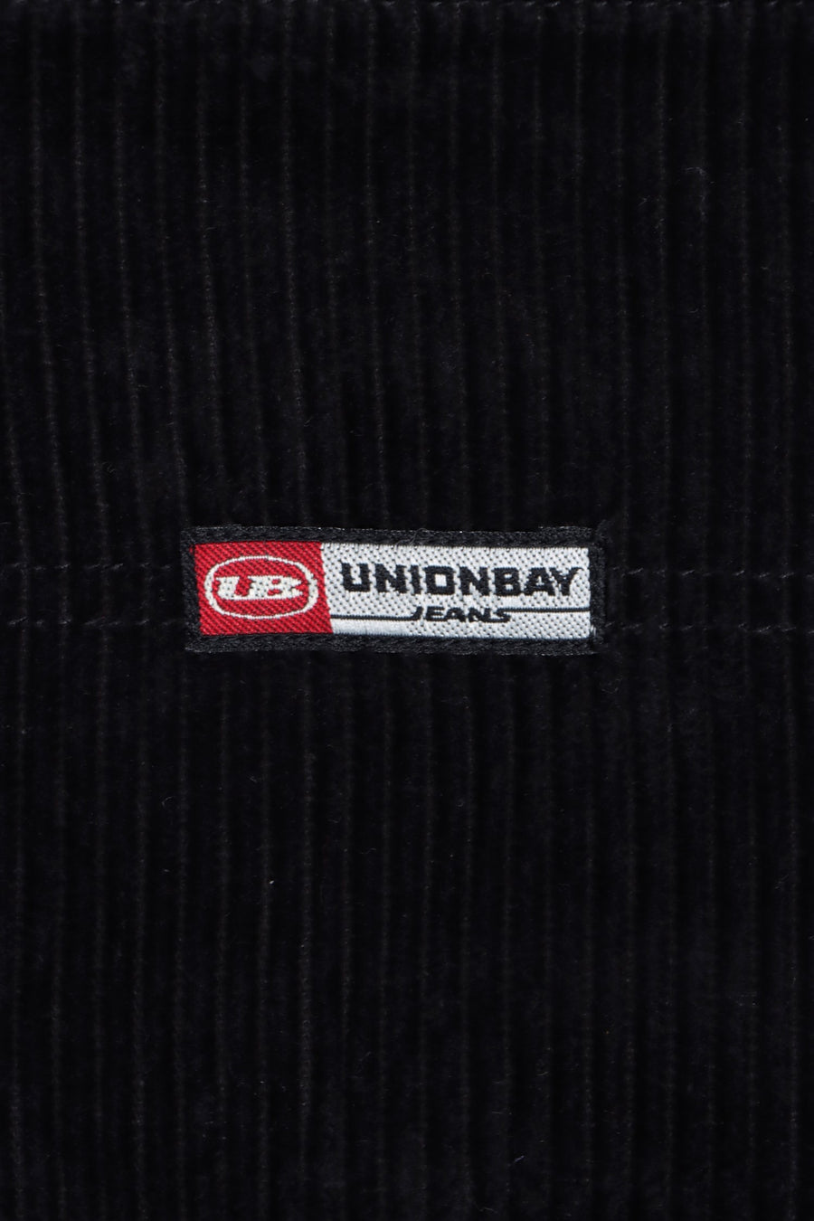UNION BAY Black Corduroy Long Workwear Overalls (M)