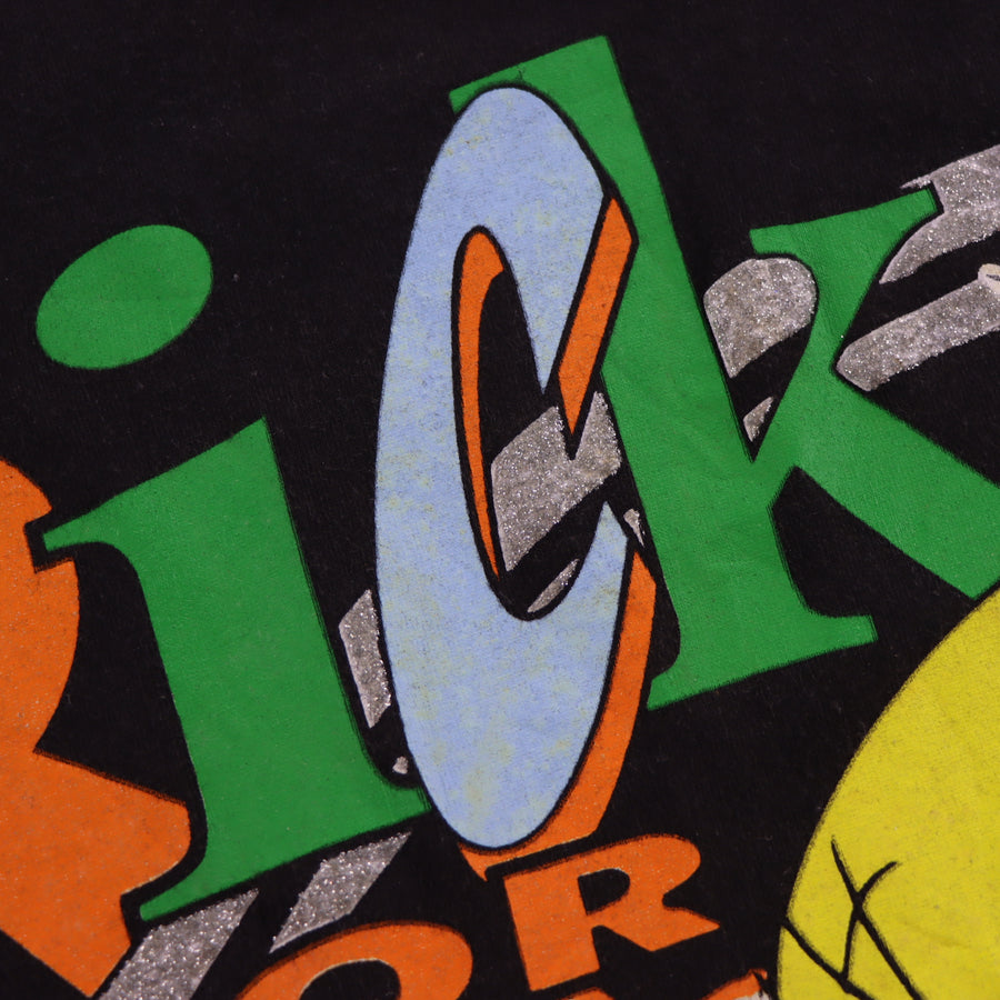 LOONEY TUNES Tweety & Taz "Trick or Treat" Halloween T-Shirt (S-M)