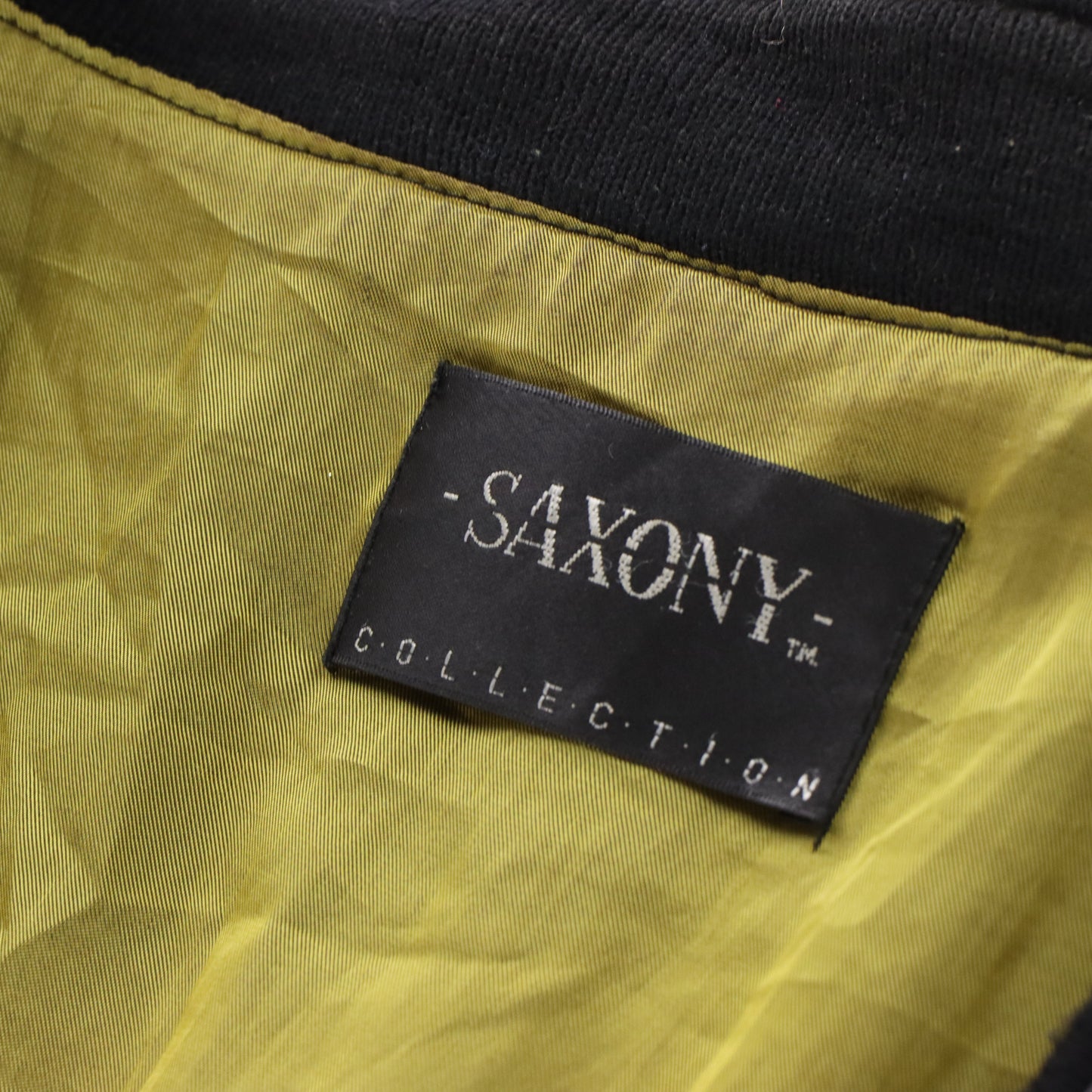 Vintage SAXONY Genuine Leather Suede Coogi Style Knit Jacket (XXL) Vintage Sole Melbourne