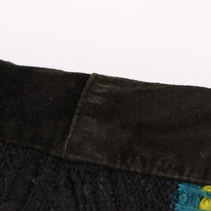 Vintage SAXONY Genuine Leather Suede Coogi Style Knit Jacket (XXL) Vintage Sole Melbourne