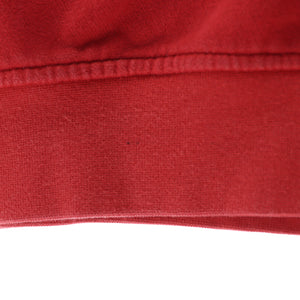 NIKE Embroidered Swoosh Logo Red Sweatshirt (XXL)