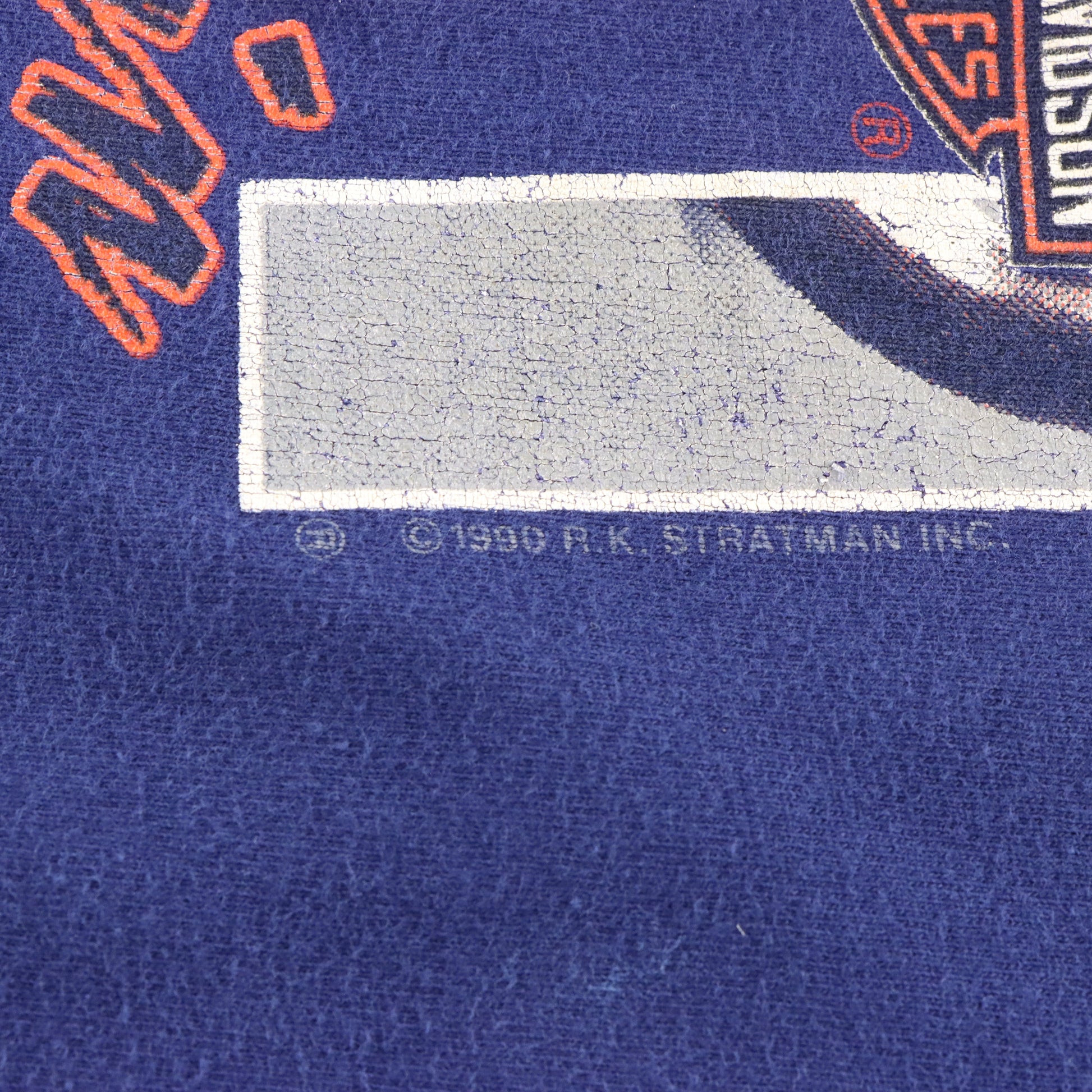 Vintage HARLEY DAVIDSON Cruisin California Glitter Graphic Navy Long Sleeve Tee USA Made (XL TALL) Vintage Sole Melbourne