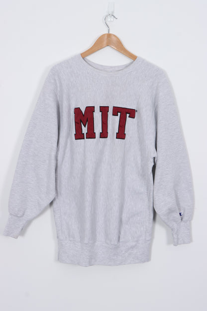 CHAMPION MIT College Reverse Weave Sweatshirt USA Made (XL)