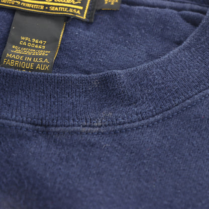 EDDIE BAUER Goose Navy Logo Sweatshirt (XXL)