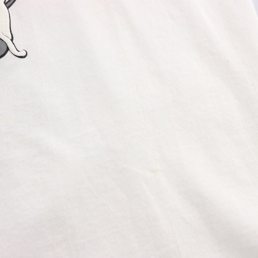 Arizona Blooming Cats Puff Flowers Animal 50/50 Tee (S-M)