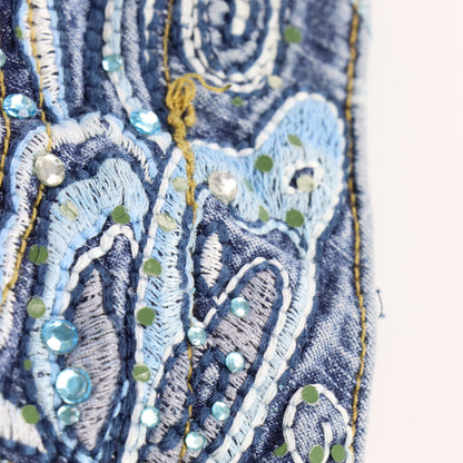 Vintage REVOLT Butterfly Embellished Y2K Embroidered Jeans (11) Vintage Sole Melbourne