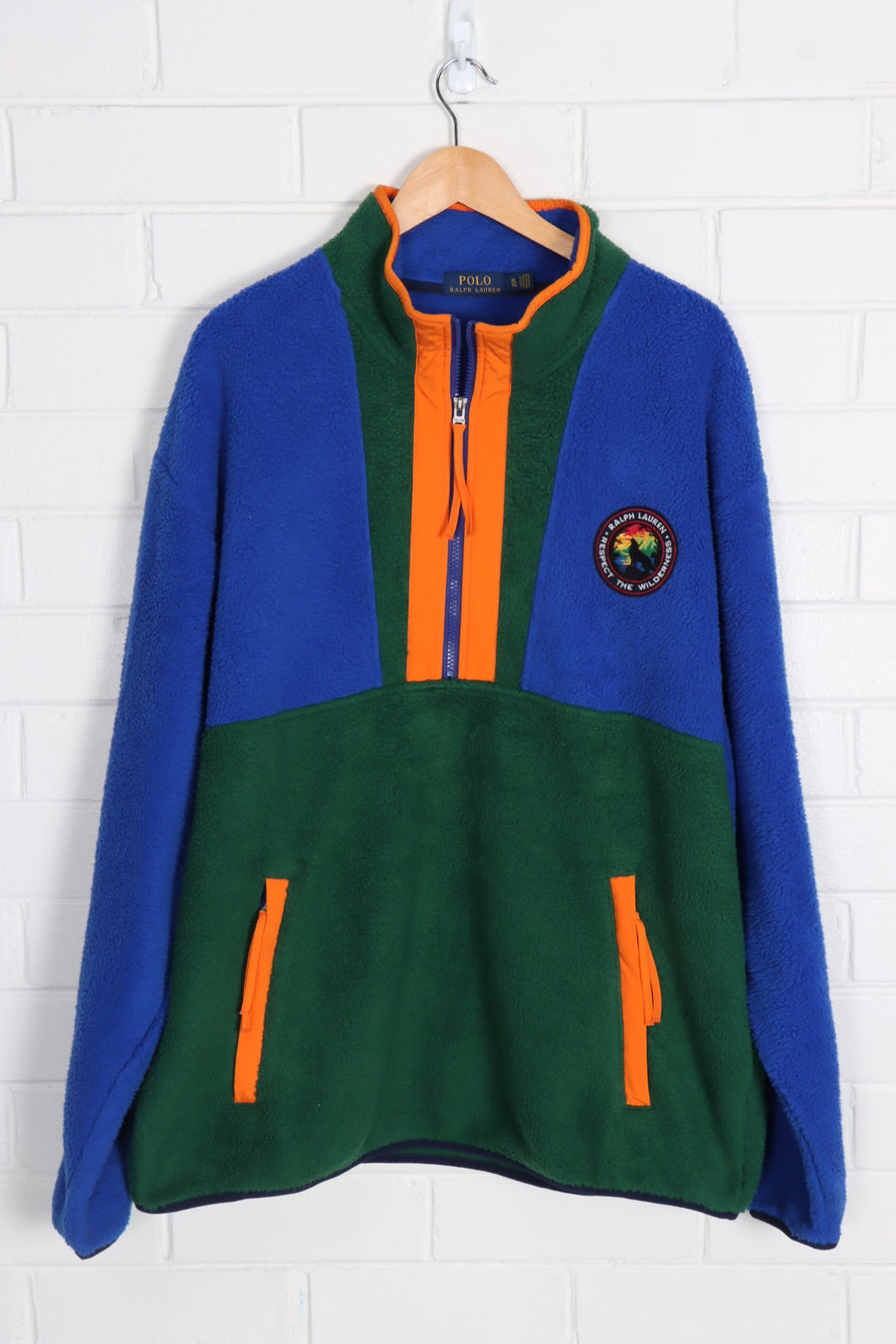 POLO RALPH LAUREN Colour Block 'Respect the Wilderness' Fleece (XXXL)