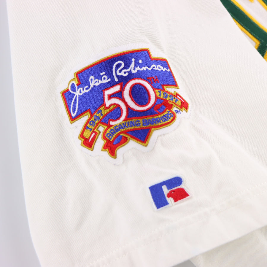 MLB Oakland Athletics Embroidered #25 RUSSELL USA Made Jersey (XL)
