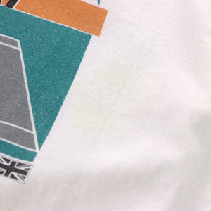 REEBOK Tennis Court Sports Graphic Tee (L)