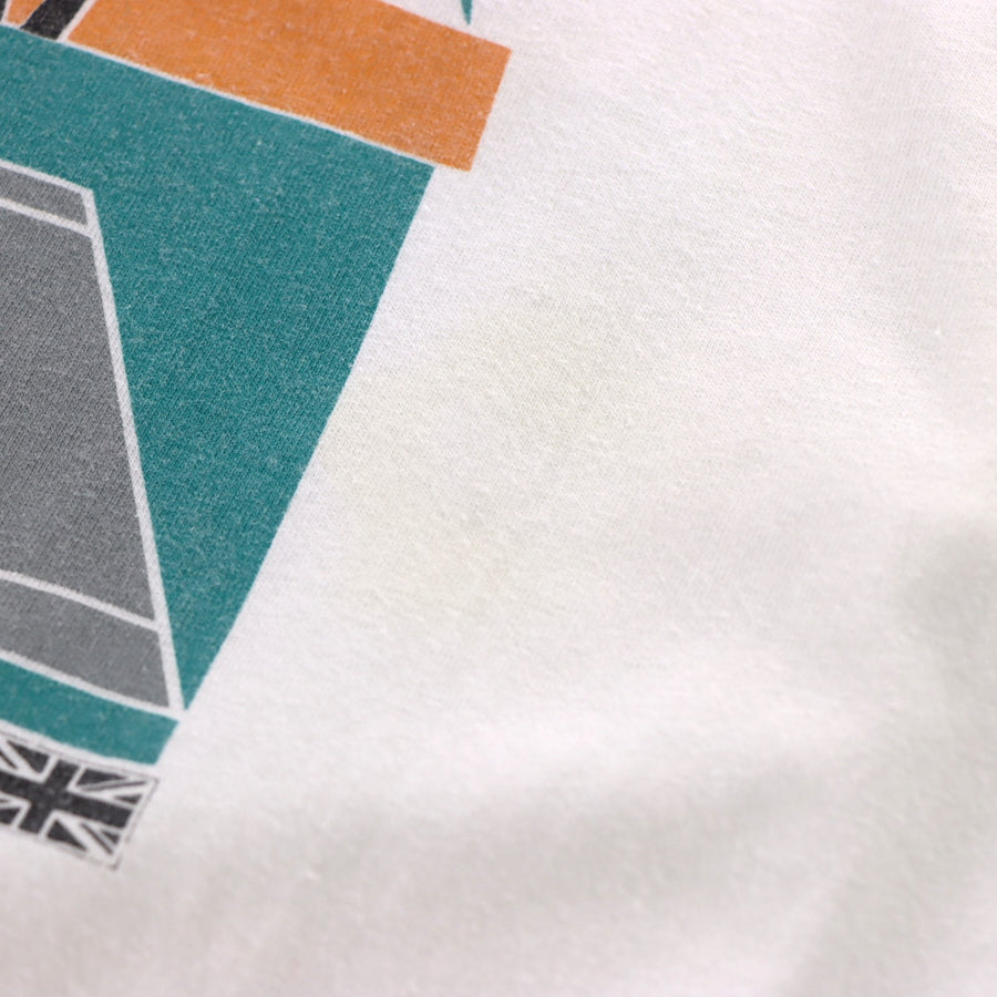 REEBOK Tennis Court Sports Graphic Tee (L)