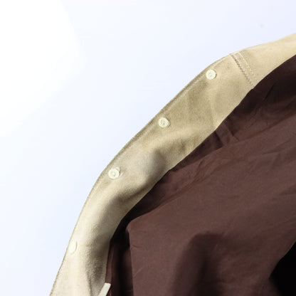 Vintage CREACIONES Hand-Tooled Beige Suede Western Fringe Jacket (XL) Vintage Sole Melbourne