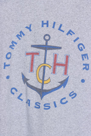 Tommy Hilfiger Anchor Nautical Front Back T-Shirt USA Made (XXL)