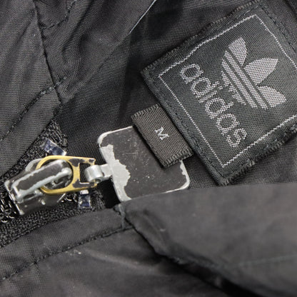 Vintage ADIDAS Embroidered Logo Grey & Black Windbreaker Jacket (M) Vintage Sole Melbourne