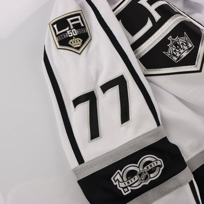 REEBOK NHL LA Kings Carter #77 Embroidered Hockey Jersey (M-L)