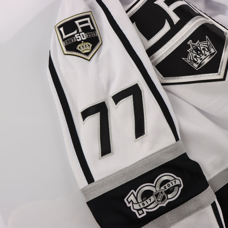 REEBOK NHL LA Kings Carter #77 Embroidered Hockey Jersey (M-L)