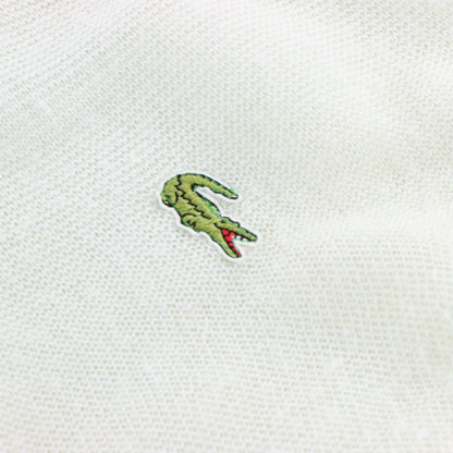 Vintage LACOSTE Izod Cream Button Up Lightweight Cardigan (XL) Vintage Sole Melbourne
