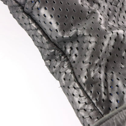 HARLEY DAVIDSON 115th Anniversary Embroidered Logo Patch Black Leather Jacket (Women's L-XL)