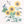 Sunflowers Puffy Print 'Air Waves' Single Stitch Tee (M)