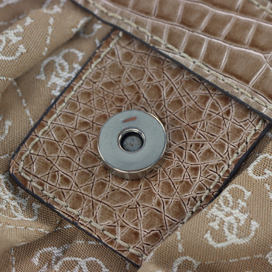 GUESS Monogram Y2K Hobo Shoulder Bag