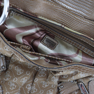 GUESS Monogram Y2K Hobo Shoulder Bag