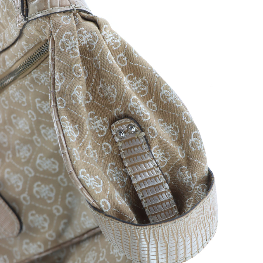 GUESS Monogram Y2K Hobo Shoulder Bag