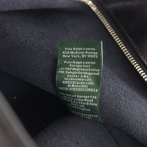 LAUREN RALPH LAUREN 'Classic Tate' Black Leather Tote Bag