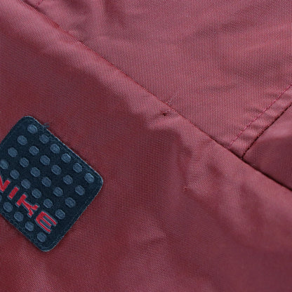 NIKE Vintage REVERSIBLE Swoosh Fleece Lined Zip Up Hooded Red Jacket (XL-XXL)