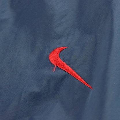 NIKE Vintage REVERSIBLE Swoosh Fleece Lined Zip Up Hooded Red Jacket (XL-XXL)
