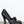 PRADA Black Leather Ruffle Pumps (39.5)