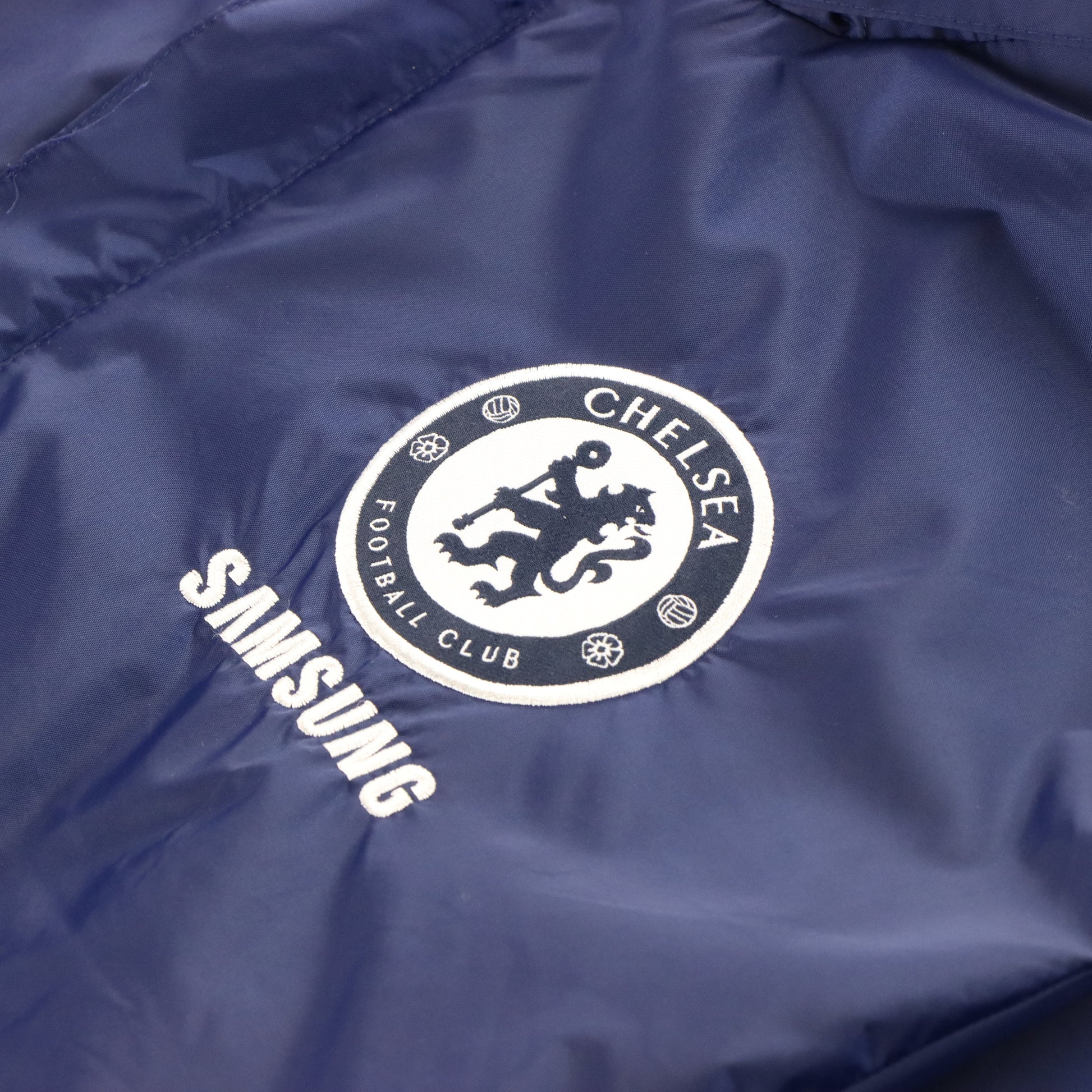 Vintage ADIDAS Chelsea Embroidered Soccer Training Windbreaker Jacket (M) Vintage Sole Melbourne