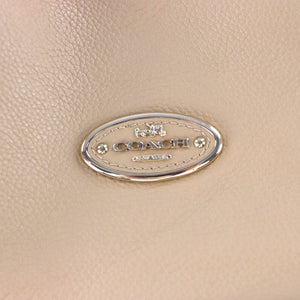 COACH 'Edie' 33547 Beige Leather Hobo Bag