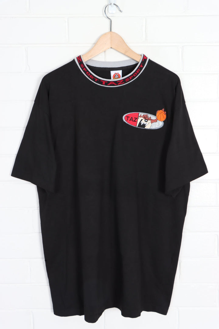 WARNER BROS Taz Sport 1997 Basketball Single Stitch Tee (L-XL)