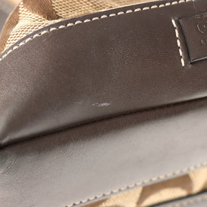 COACH Signature Jacquard 6042 Brown Tote Bag