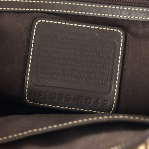 COACH Signature Jacquard 6042 Brown Tote Bag