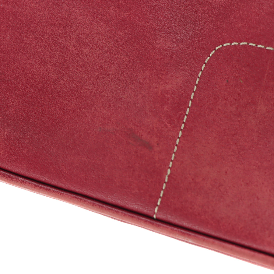 COACH 'Hamptons' 7757 Red Leather Tote Bag