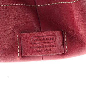 COACH 'Hamptons' 7757 Red Leather Tote Bag