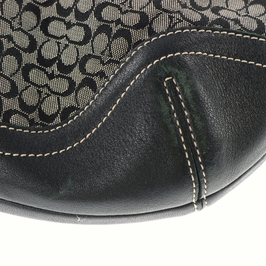 COACH Signature Jacquard 6351 Mini Hobo Bag