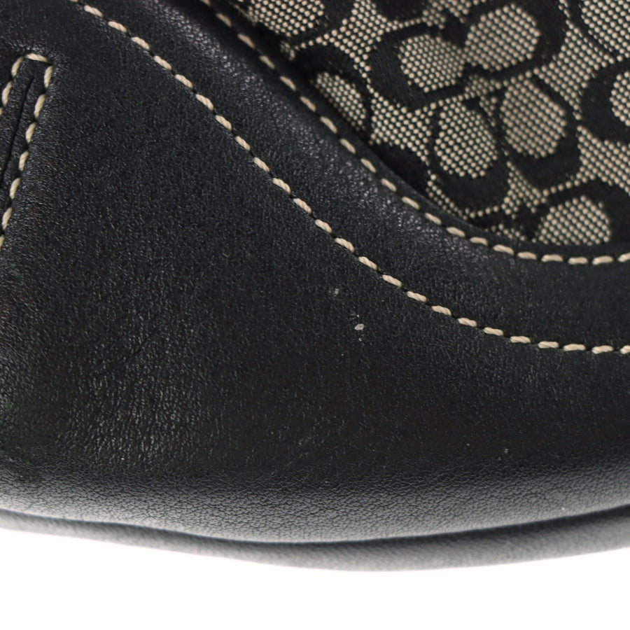 COACH Signature Jacquard 6351 Mini Hobo Bag