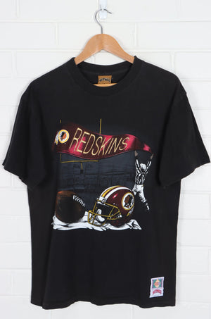 NFL Washington Redskins Single Stitch NUTMEG T-Shirt USA Made (M)