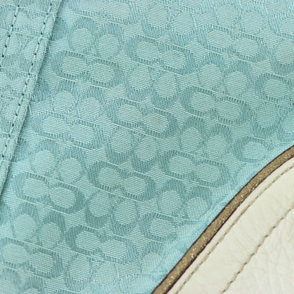 COACH 'Soho' 1457 Signature Blue Jacquard Shoulder Bag
