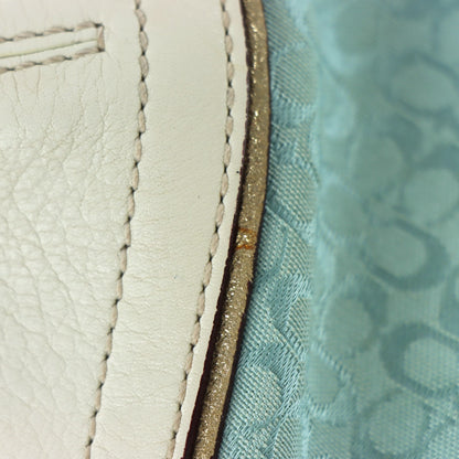 COACH 'Soho' 1457 Signature Blue Jacquard Shoulder Bag