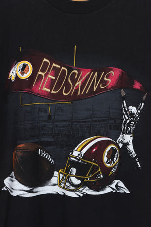 NFL Washington Redskins Single Stitch NUTMEG T-Shirt USA Made (M)