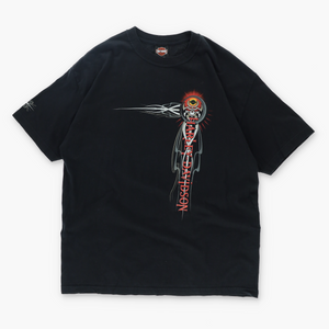 Orlando Florida HARLEY DAVIDSON Front Back Graphic T-Shirt (XL)