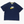 NIKE Spell Out Yellow Large Centre Swoosh Logo Navy T-Shirt (L)